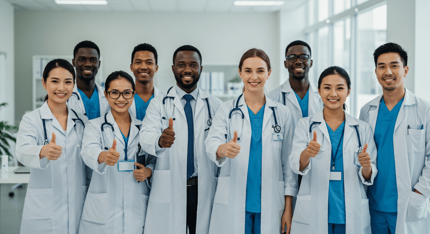 Healthcare professional using MediScript